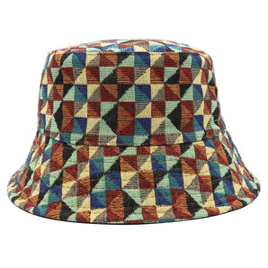 Vintage Plaid Bucket Hats  - Style 2