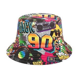 Vintage Pop Culture Bucket Hat – 90's