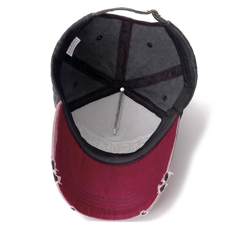  Vintage Washed ‘ROCK’ Baseball Cap - Inside