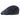 Washed Denim Flat Peaked Cap - Navy Blue