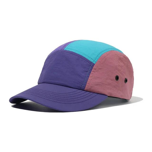 Water-Resistant Lightweight Baseball Cap – Purple