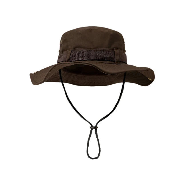 Wide Brim Summer Boonie Hats - Coffee