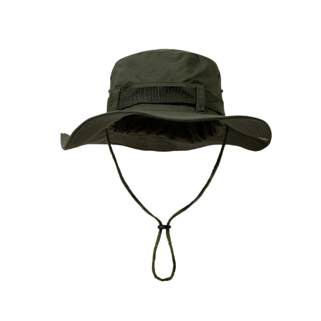 Wide Brim Summer Boonie Hats - Green