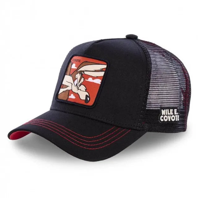 Wile E. Coyote Trucker Hat - Black