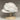 Women’s Wool Felt Cloche-Style Beret with Braid and Bow Accents - White