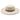Wool Fedora Hat with Studded Band - Beige