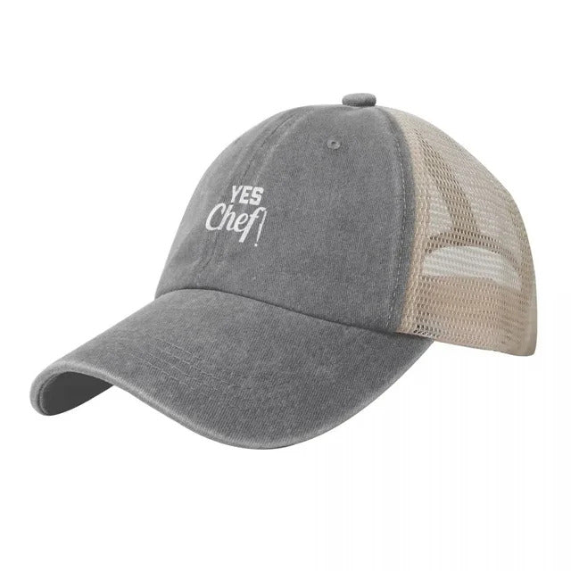 YES Chef Unisex Trucker Hat - Gray
